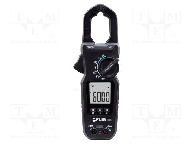 AC/DC digital clamp meter; I DC: 400A; I AC: 400A; VDC: 600V