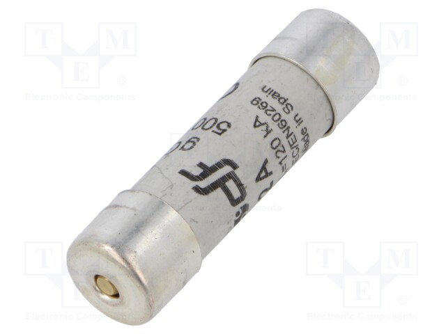 Fuse: fuse; gG; 2A; 500VAC; 440VDC; ceramic,cylindrical,industrial