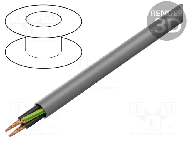 Wire; BiT 500 H; 4G0,75mm2; unshielded; 300/500V; Cu; stranded