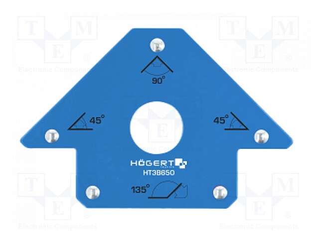 Weld holder; magnetic; 34kg; arrow