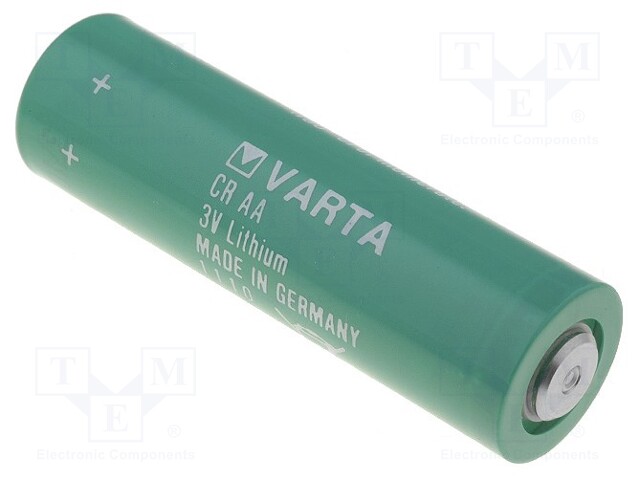 Battery: lithium; 3V; AA; Ø14.7x50mm; 2000mAh; non-rechargeable