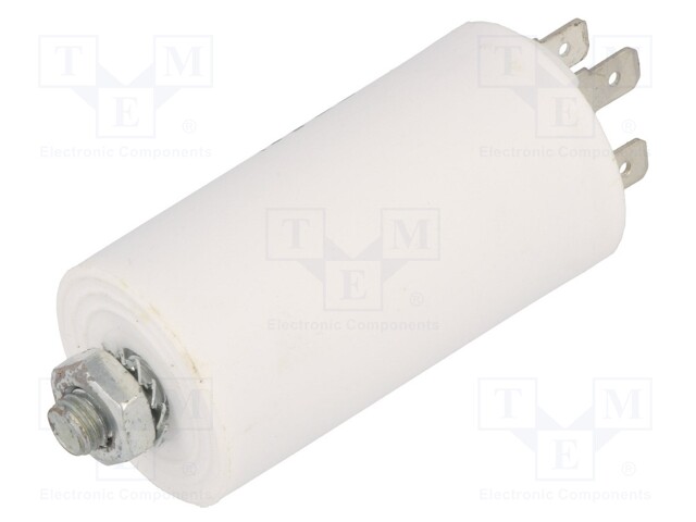 Capacitor: motors, run; 4uF; 450V; Ø35x65mm; -25÷70°C; ±5%; 3000h