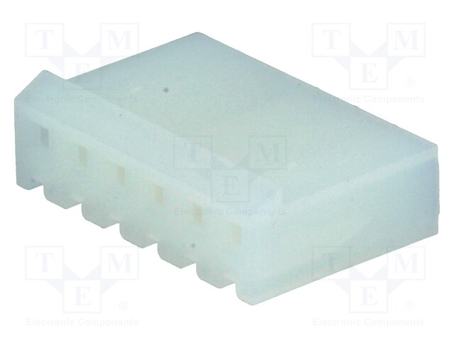 Plug; wire-board; female; 3.96mm; PIN: 6; w/o contacts; for cable