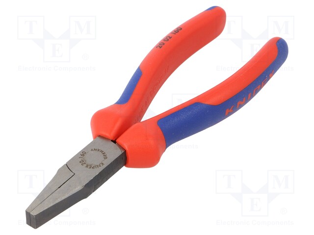 Pliers; flat; 160mm; Conform to: DIN/ISO 5745