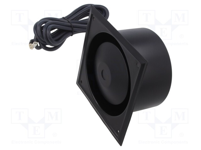 Loudspeaker; horn; 10W; 8Ω; 121x121x70mm; 570÷4400Hz; IP67