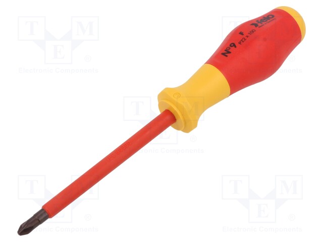 Screwdriver; insulated; Pozidriv®; PZ2