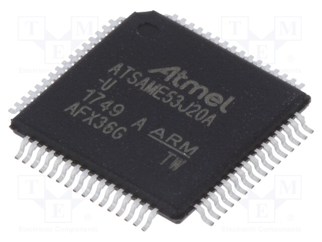 ARM microcontroller; SRAM: 256kB; Flash: 1024kB; TQFP64; RAM: 256kB