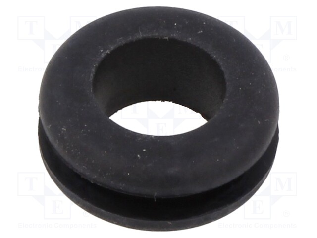 Grommet; black; UL94HB; TPR