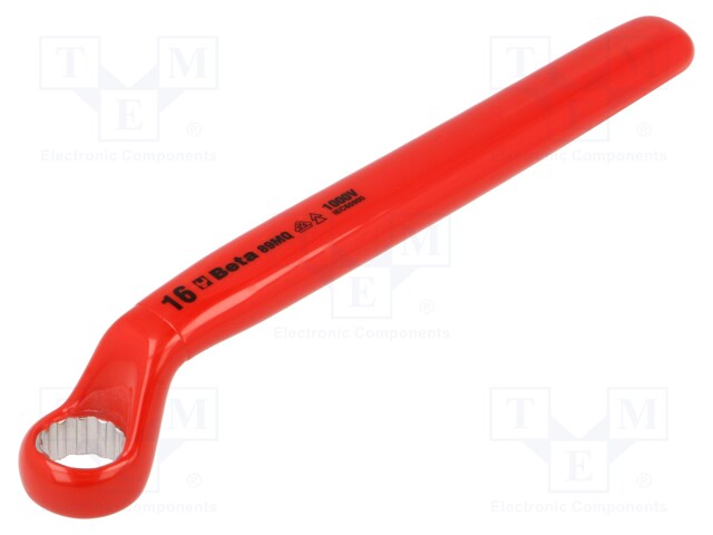 Wrench; insulated,single sided,box; 16mm; EN 60900,VDE