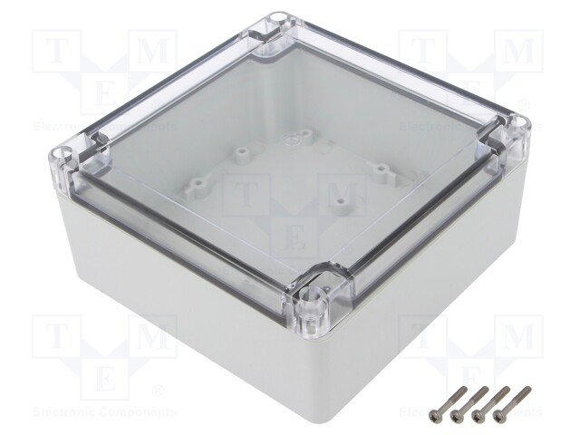 Enclosure: multipurpose; X: 135mm; Y: 135mm; Z: 60mm; ZP; light grey