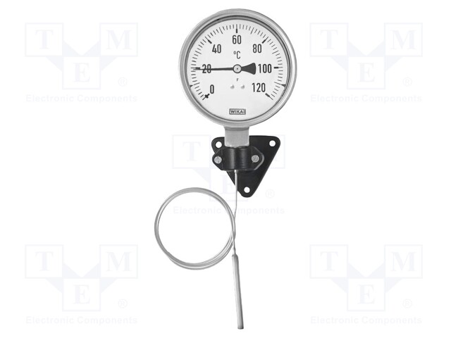 Meter: expansion thermometer; 0÷120°C; Man.series: 70; Ø: 160mm