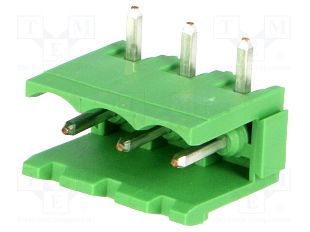 Pluggable terminal block; Contacts ph: 5.08mm; ways: 3; socket