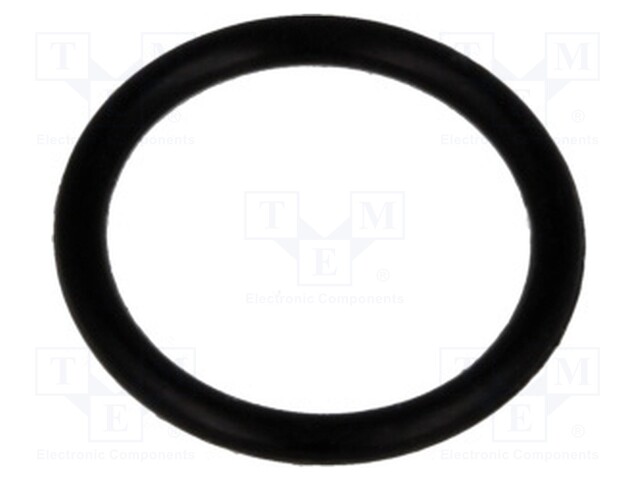 O-ring gasket; NBR; D: 1mm; Øint: 7.9mm; black