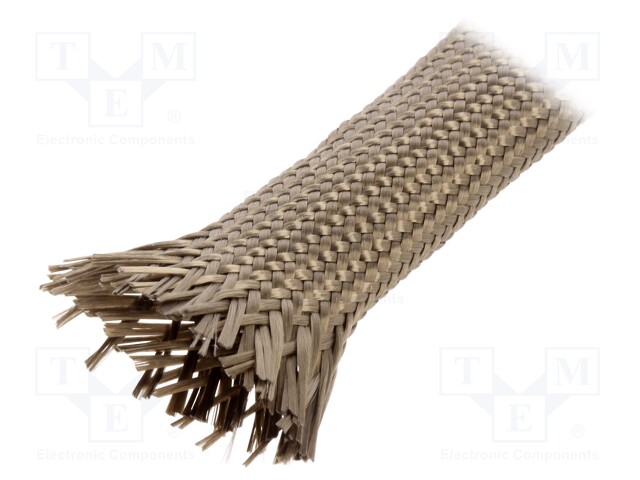 Insulating tube; Mat: basalt fibre; khaki; -260÷560°C; Øint: 10mm