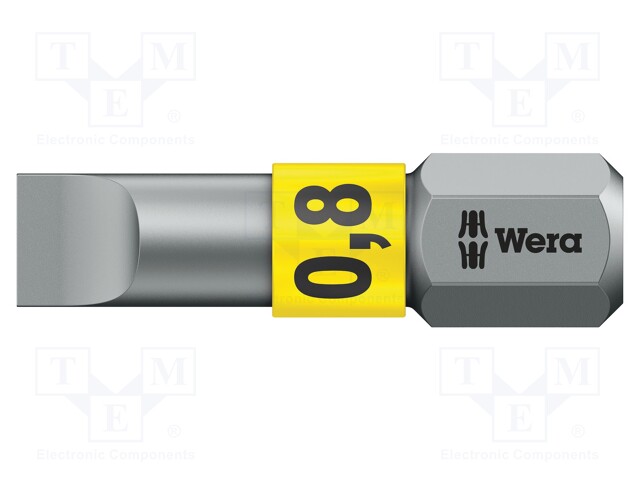 Screwdriver bit; slot; 5,5x0,8mm; Overall len: 25mm; BiTorsion