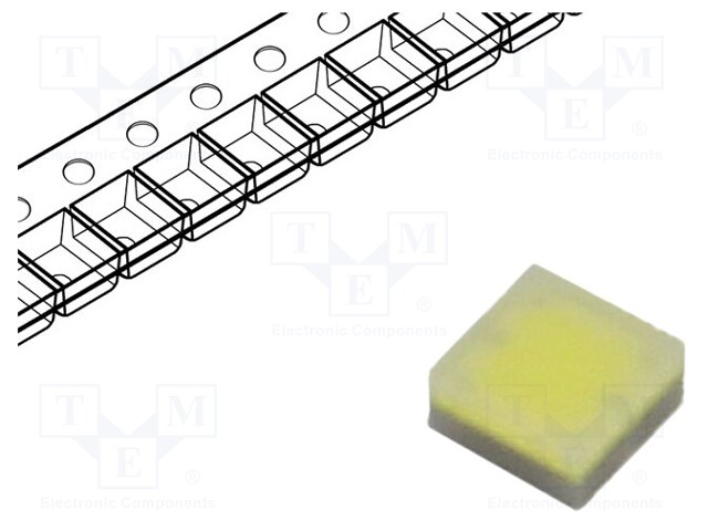 LED; 4800-5300K; white cold; 110÷120lm; 160°; 350mA; 2.8÷3.4V