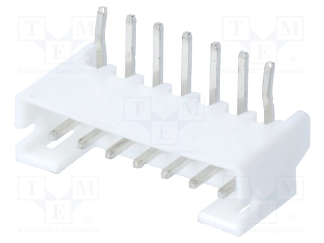 Socket; wire-board; male; 2mm; PIN: 7; THT; 100V; 2A; tinned; -25÷85°C