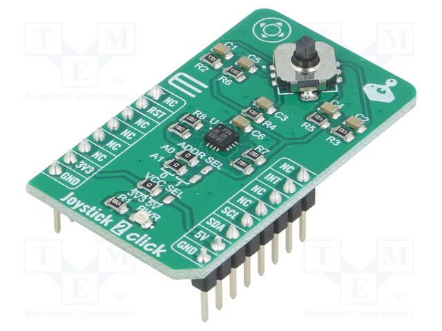 Click board; joystick; GPIO,I2C; PCA9538A,SKRHABE010; 3.3/5VDC