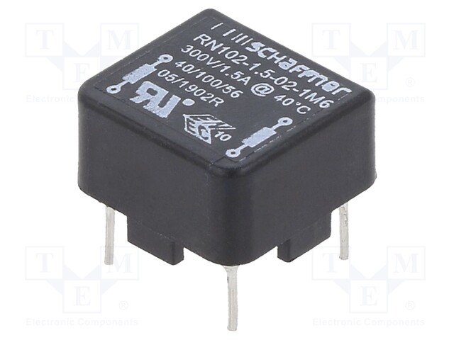 Inductor: wire with current compensation; THT; 1.6mH; 1.5A; 94mΩ