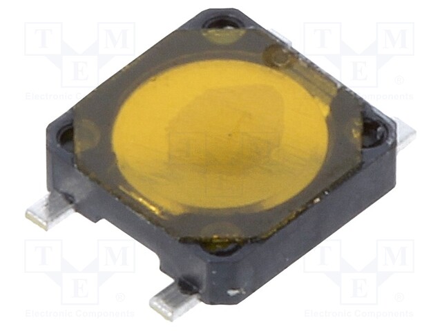 Microswitch TACT; Pos: 2; 0.05A/12VDC; SMT; none; 3.1x3.1mm; 0.75mm