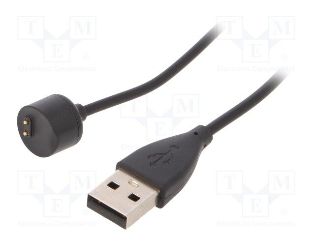 Cable; 0.5m; black; 1A; Application: Xiaomi Mi Band 5