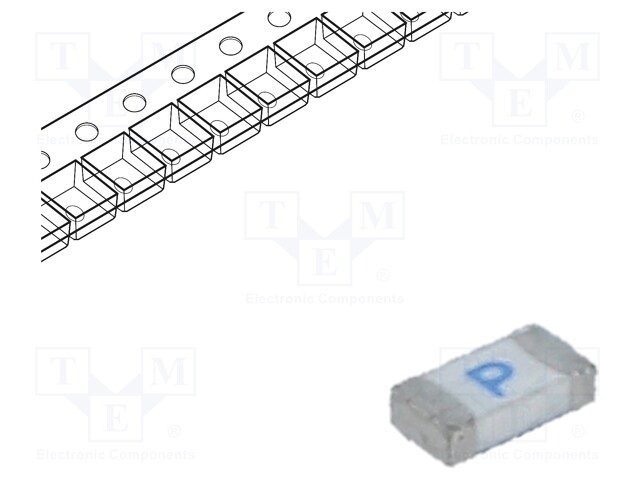 Fuse: fuse; quick blow; 3A; SMD; ceramic; Case: 1206; 440