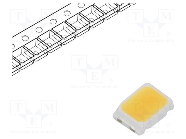 LED; SMD; PLCC2,2216; white neutral; 4÷8lm; 3250-3700K; 95; 120°