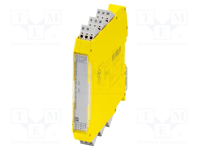 Module: safety relay; 24VDC; IN: 1; for DIN rail mounting; IP20