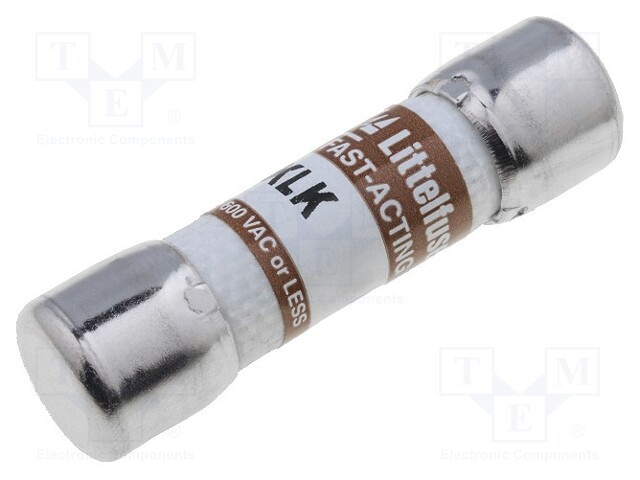 Fuse: fuse; quick blow; 500mA; 600VAC; 10,3x38mm