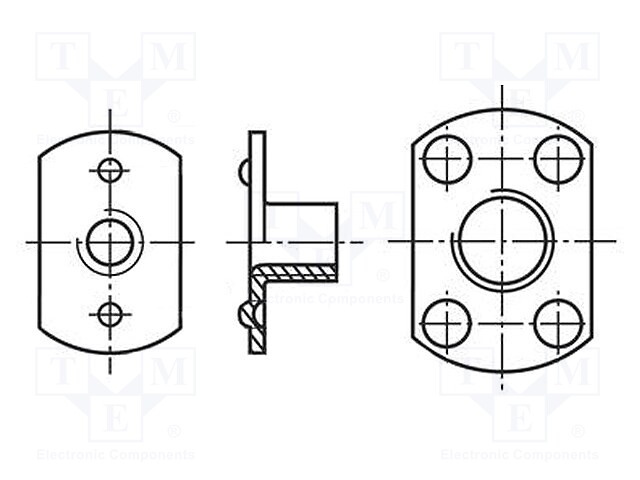 Nut; M4; steel; Plating: without coating; Pitch: 0,7; BN: 194