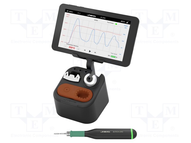 Soldering station; digital,touchpad; 24W; 200÷450°C; 100÷240VAC