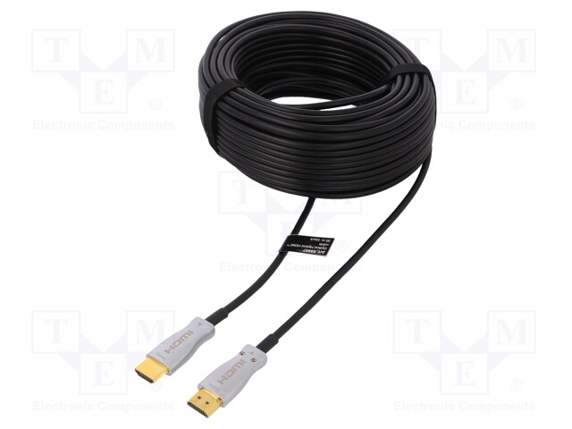 Cable; HDCP 2.2,HDMI 2.0,optical; HDMI plug,both sides; 30m