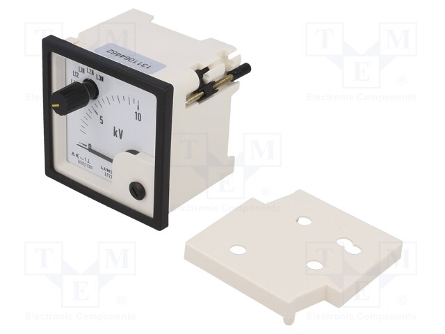 Meter; on panel; analogue; 0÷6kV; True RMS; Class: 1,5; IP40; 300V