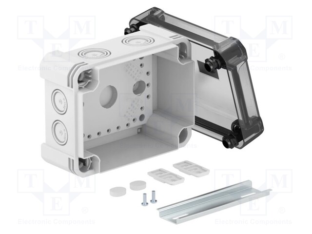 Enclosure: junction box; X: 151mm; Y: 167mm; Z: 87mm; polycarbonate