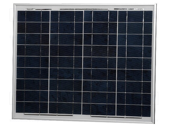 Photovoltaic cell; polycrystalline silicon; 668x525x30mm; 5.1kg