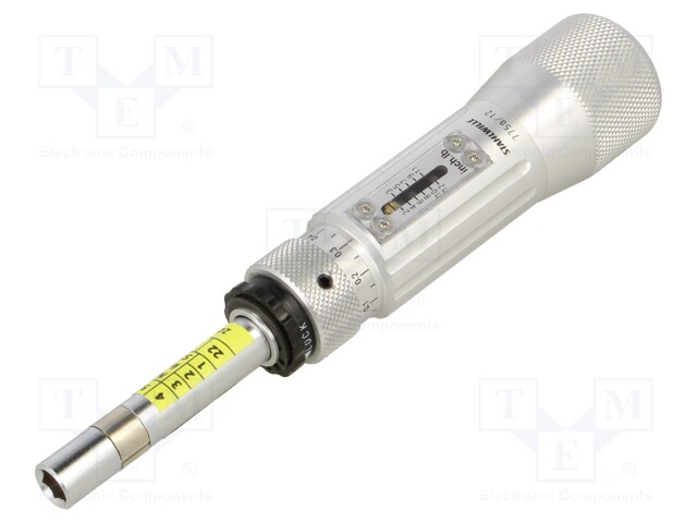 Screwdriver; dynamometric; Series: TORSIOMAX; 157mm; 2÷12in/lbs