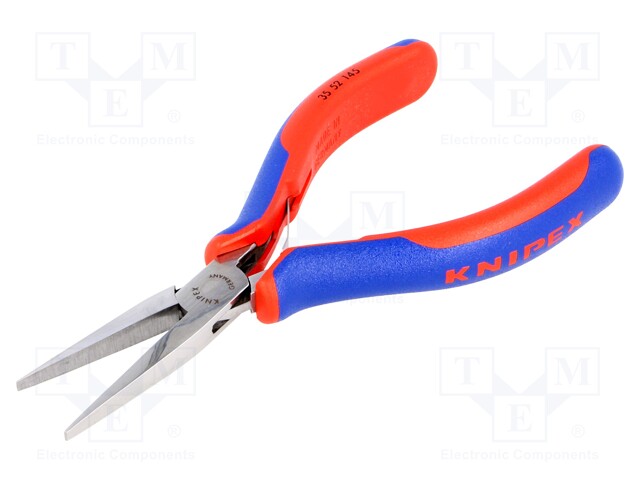 Pliers; flat,elongated; 145mm