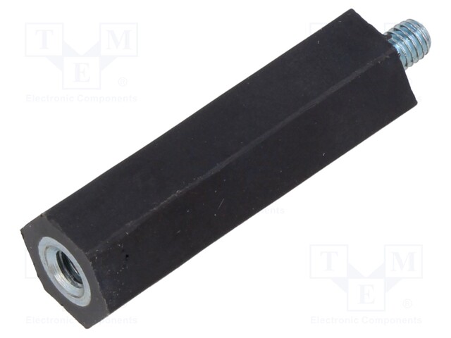 Insulating sleeve; hexagonal; M5; M5; L: 45mm; Spanner: 13mm