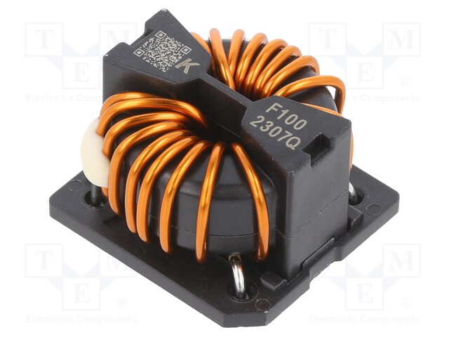 Inductor: wire with current compensation; THT; 1mH; 6.23mΩ; SCF