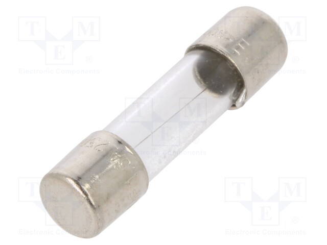 Fuse: fuse; quick blow; 1.5A; 250VAC; cylindrical,glass; 5x20mm