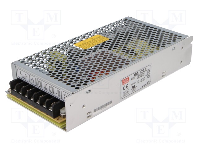 Power supply: switched-mode; modular; 133.4W; 5VDC; 199x98x38mm