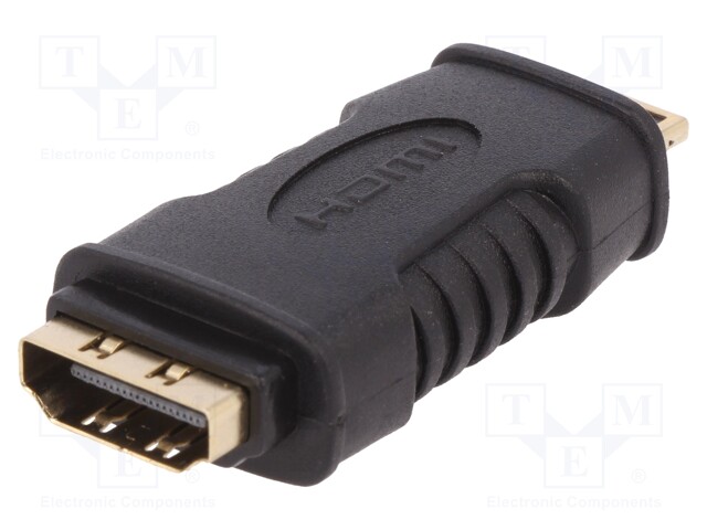 Adapter; HDMI socket,HDMI mini plug; Colour: black