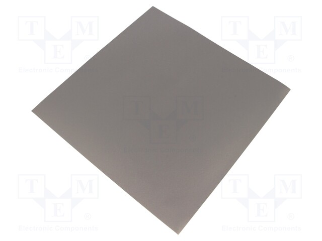 Shielding mat; 240x240x0.3mm; Permeability: 60; self-adhesive