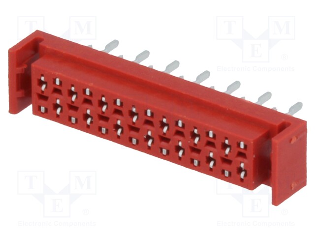 Socket; wire-board; female; PIN: 20; THT; on PCBs; 30V; 1A; -40÷105°C