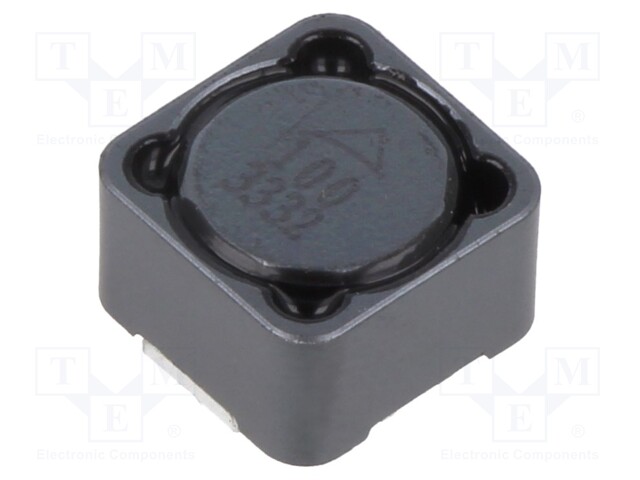 Power Inductor (SMD), 10 µH, 5.4 A, Shielded, 6.4 A, 12.8mm x 12.8mm x 8mm