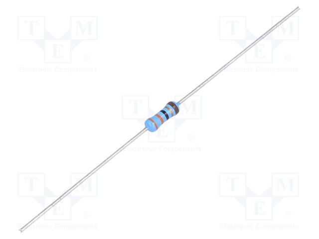 Resistor: thin film; THT; 33Ω; 600mW; ±5%; Ø2.5x6.5mm; 50ppm/°C