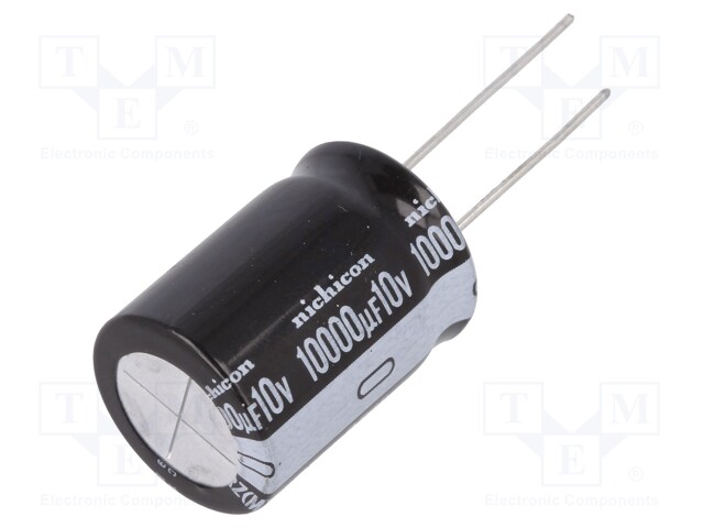 Capacitor: electrolytic; THT; 100uF; 200VDC; Ø18x25mm; Pitch: 7.5mm