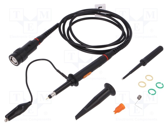 Oscilloscope probe; Band: ≤100MHz; Trans: 10: 1,1: 1; 1.2m