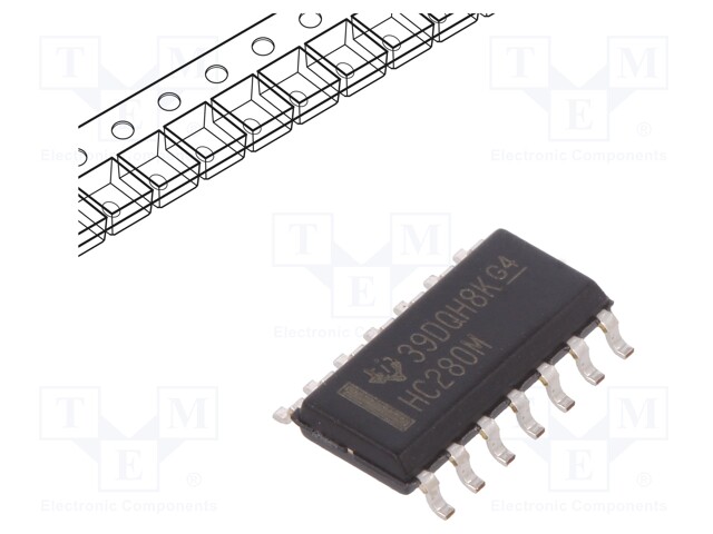 IC: digital; 9bit,parity checker/generator; Series: HC; SMD; SO14