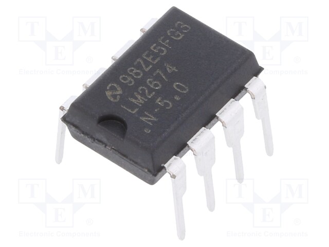 PMIC; DC/DC converter; Uin: 6.5÷40V; Uout: 5V; DIP8; buck